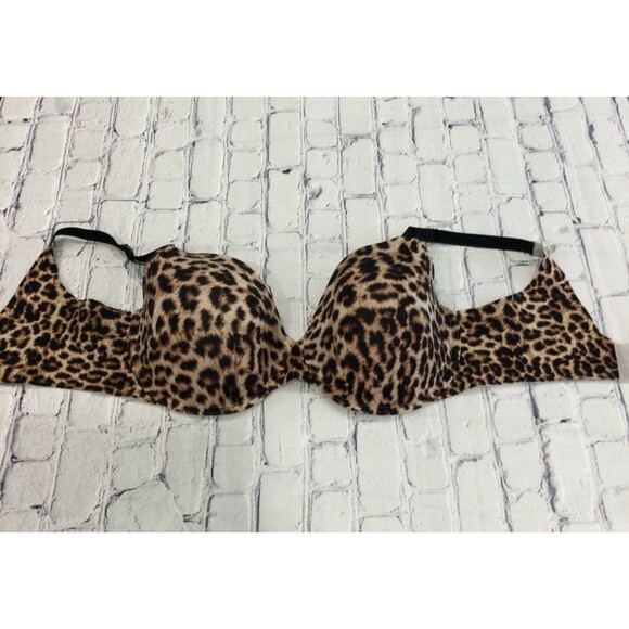 Soma Bra Women's Size 36 DDD Leopard Pattern Vanishing 360 Perfect Coverage - Picture 6 of 7